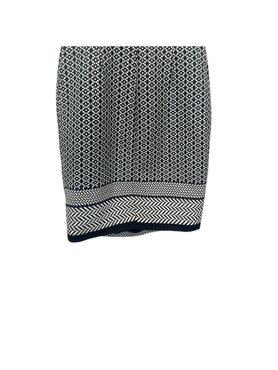 JCREW Black Label Geometric Sheath Dress Womens 10 Black Paneled Office Career - Picture 8 of 14